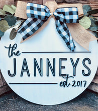 Load image into Gallery viewer, Timeless White and Black Personalized signs