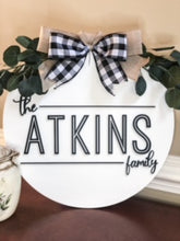 Load image into Gallery viewer, Timeless White and Black Personalized signs