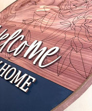 Load image into Gallery viewer, Welcome To My Home Cedar Sign
